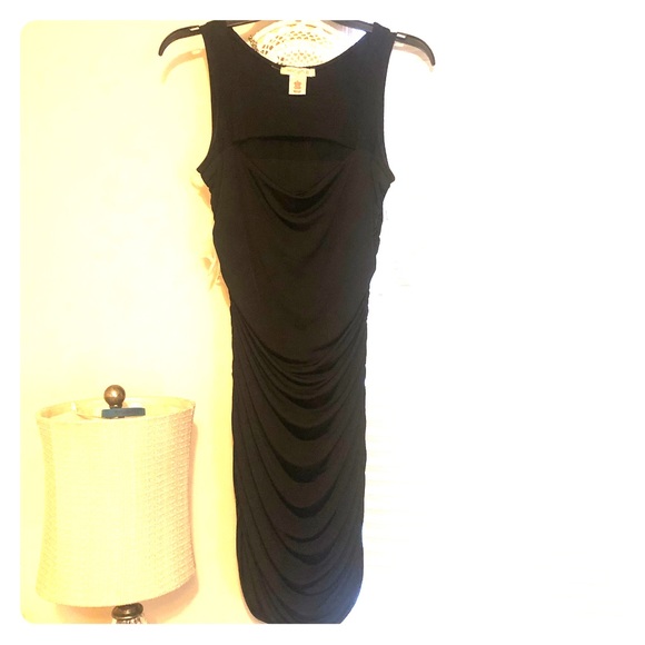 Black tight cut out dress - Picture 1 of 3